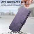 thumbnail image 2 of CCSmall Case for Samsung Galaxy S25 Plus Detachable Magnetic Wallet Phone Cover, RFID Blocking Material Retro Flip Leather Case with Card Slots for Galaxy S25 Plus KQX Purple, 2 of 8