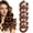 DarkBrown A, variant on Premium No-Heat Hair Styling Set with 4 Jumbo Soft Rollers, Comfortable Overnight Fabric Curler Kit for Voluminous Bouncy Waves, Professional Hair Care Tool with Matching Headscarf, Dark Brown