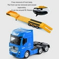 thumbnail image 4 of 1: 50 Flatbed Trailer,Alloy Engineering Flatbed Trailer Toy For Kids Over 8 Years Old Static Model, 4 of 8