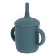thumbnail image 2 of 1 vaso de agua para niños, de silicona, con pajita, para entrenamiento de bebés y niños pequeños., 2 of 6