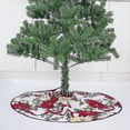 thumbnail image 1 of 2 Pcs Cartoon Christmas Tree Dress Printed Tree Skirt Christmas Decoration, Size:60cm, 1 of 4