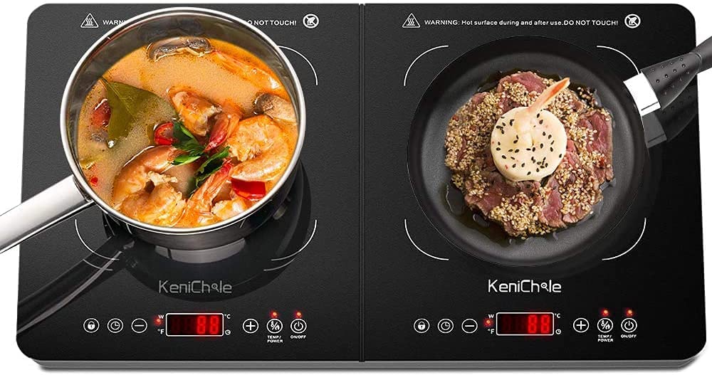 concave induction cooktop