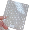 thumbnail image 2 of SmartBy Manicure Decal Non-fading Gloss Easy Paste Self Adhesive DIY Ultra Thin White Golden Black Silver Nail Shining Star Decal Nail Supplies, 2 of 7