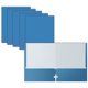 thumbnail image 1 of Portfolio Folders Better Office Products, paquete de 50 unidades, color azul, 1 of 3