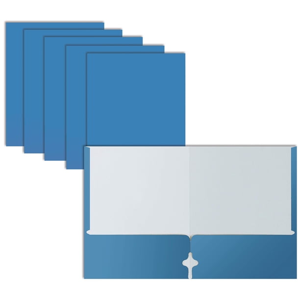 Portfolio Folders Better Office Products, paquete de 50 unidades, color azul