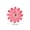 Pink, variant on 2 Pack Iron Daisy Wall Hanging Decor, Outdoor Garden Courtyard Flower Art Sculpture, Weatherproof Metal Ornament For Fence Patio, Easy Hook Installation