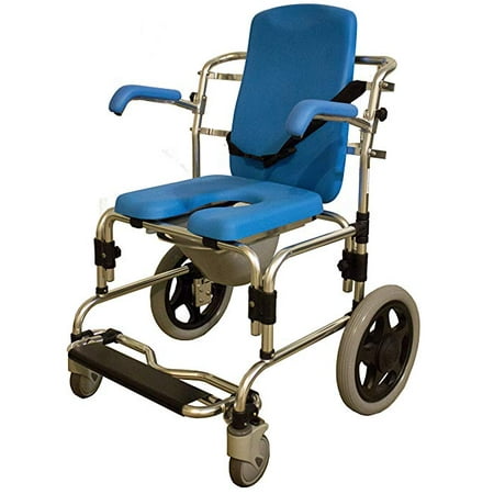 Platinum Health Baltic Professional Transport Shower / Commode / Toilet Padded Chair