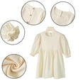 thumbnail image 4 of WOLLED Toddler Girls Dresses Baby Flare Sleeve Casual Dress Ruffle Cotton Princess Dresses,Size 2-6Y, 4 of 11
