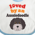 thumbnail image 4 of Inktastic Aussiedoodle Dog Boys or Girls Baby Bib, 4 of 4