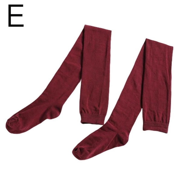 SGACAI Calcetines largos hasta el muslo de punto de lana para mujer, medias largas de invierno