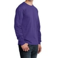 thumbnail image 4 of Mafoose Mens Long Sleeve Core Cotton T-Shirts Purple 4XL, 4 of 4