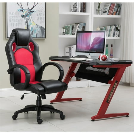 Office Desk Chairs Ergonomic Swivel Leather High Back Computer