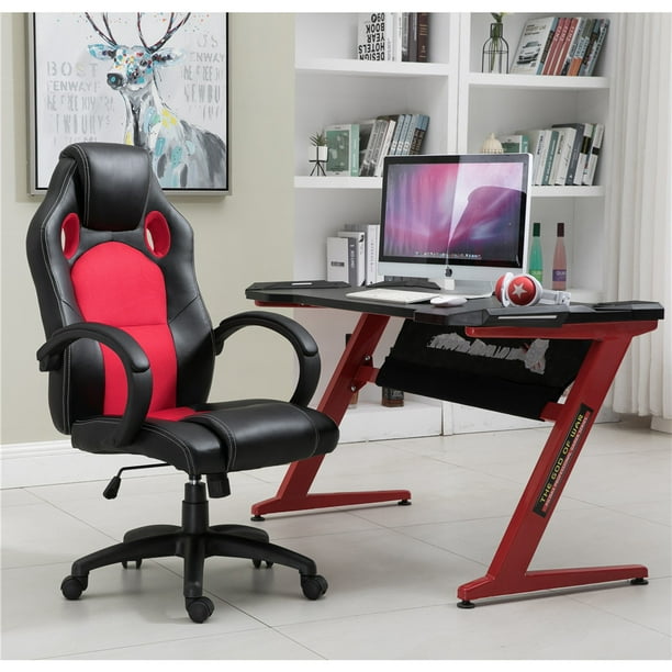 Office Desk Chairs Ergonomic Swivel Leather High Back Computer Gaming