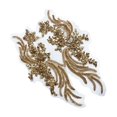 thumbnail image 1 of AMLESO Patchs Perlés Perles Magnifiques Appliqué pour Robe de Ballet Adultes Champagne, 1 of 8