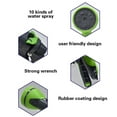 thumbnail image 5 of 2 Packs Garden Hose Nozzle Spray 10 Adjustable Watering Patterns High Pressure Water Sprinkler for Lawn Car Wash Pet Shower with Locking Lever and Leak Proof Design Outdoor Watering Tool, 5 of 8