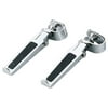 Engine Guard Mount Footpegs Chrome-Plated with Rubber Inserts for Harley By Orange Cycle Parts