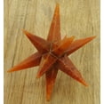 thumbnail image 2 of Harmonize 12 Point Geometry Star Orange Aventurine Spiritual Gift Reiki Healing Stone Merkaba, 2 of 3