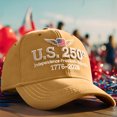 thumbnail image 5 of 250th Anniversary Hat,Adjustable U.S. 250th Anniversary Tribute Cap, Patriotic Hats, 5 of 6