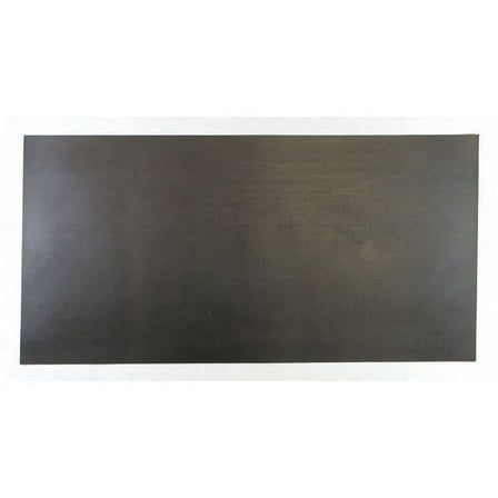1/8" Comm. Grade Neoprene Rubber Sheet, 12"x24", Black, 50A