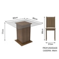 thumbnail image 3 of Juego de Comedor Madesa Maya con Mesa y 4 Sillas, 3 of 5