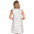 thumbnail image 2 of Bixox Poodle Dog Print Women's Sleeveless A-Line Dress with Pockets, Casual Knee-Length Tank Dress for Summer-Large, 2 of 7