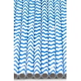 thumbnail image 3 of Pack of 300 Sky Blue Chevron Biodegradable 4-Ply Paper Drinking Straws (Compostable, Non-toxic, BPA-free), 3 of 3