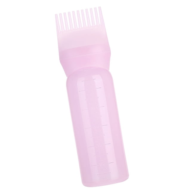 Cepillo De Botella Para Teñir El Cabello De 3 Colores, Herramienta Aplicadora De Peine De Aceite Para Color De Cabello De Champú, Para Cepillo Para Teñir El Cabello(pink)