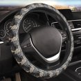 thumbnail image 6 of KLL Car Steering Wheel Cover, Universal 15 inch, Soft Elastic and Comfortable,Car Accessories Decorations Pilot Cat In Vintage Plane, 6 of 6