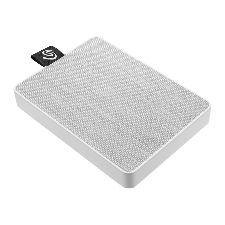 krave Tanzania Brøl Seagate 1TB One Touch SSD External Solid State Drive Portable USB 3.0  (White) - Walmart.com
