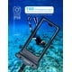 thumbnail image 3 of Funda impermeable para teléfono Wellhouse 8 pulgadas IPX8, paquete de 2 unidades, negro y blanco, 3 of 7