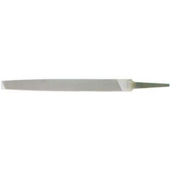 Nicholson Rectangular Mill Hand File Without Handle, Single Cut, American Pattern, Bastard Cut, 10" Length