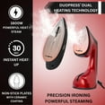 thumbnail image 3 of 1600W True & Tidy Red XL Iron and Steamer with Digital Screen and Detachable Ironing Plate, 3 of 10