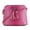 Fuchsia, variant on Ostrich Lightweight Dome Crossbody Lady Bag Bow Tassel Peacock