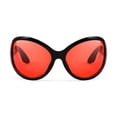 thumbnail image 1 of Gafas de Sol Clásicas Ovaladas Envoltantes FEISEDY B2391 para Mujer, 1 of 8