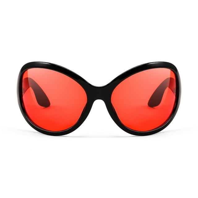 Gafas de Sol Clásicas Ovaladas Envoltantes FEISEDY B2391 para Mujer