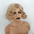 thumbnail image 5 of DOPI Sexy Women Girl SHORT Gradient Wig Wavy Curly Synthetic Fashion Wig Hot, 5 of 6