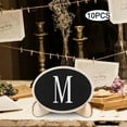 thumbnail image 1 of MAGT Affichage Tableau Noir, 10 Pcs Bois Mini Babillard Art Artisanat Bureau Tableau Noir Ornement pour la décoration de Mariage, 1 of 14