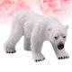 thumbnail image 4 of 1 pieza modelo de oso polar estático sólido de plástico animal miniatura estatuilla decoración de escritorio para el hogar, 4 of 5