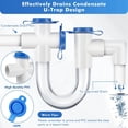 thumbnail image 4 of 3/4 Inch Condensate Collector, PVC U-Shaped Collector for HVAC Air Conditioners, Effectively Drains Condensation Water, 4 of 7