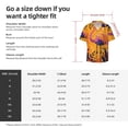 thumbnail image 5 of Gukieu Vibrant Flamingo Illustration Print Men's Short-sleeved Shirts, Button-down Pocket Shirts, T-shirts, Beach Vacation Travel Summer Clothing-X-Large, 5 of 5