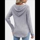 thumbnail image 4 of Camisetas de Larga para Mujer, Sudaderas con Capucha de Moda con Bolsillo de Canguro, Sudaderas de Otoño Gris S, 4 of 8