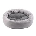 thumbnail image 1 of Self-Heating Cat Bed With Cushion Soft Plush Round Pet Bed For Dogs Detachable, 1 of 5