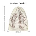 thumbnail image 4 of Rateoe Cowboys Riding Horses In Desert Kids Beanie Warm Knit Beanie Hats Boys Girls Winter Hat Soft Slouchy Hats for Kids, 4 of 7