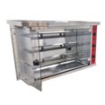 thumbnail image 4 of 3-Roll Electric Chicken Rotisserie Machine BBQ Kebab Grill Machine Rotisserie Chicken Oven 220V, 4 of 15