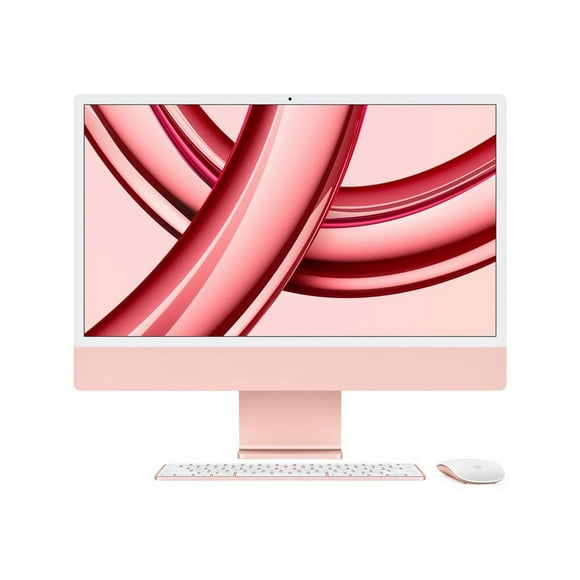 Apple - Allinone 24inch iMac with Retina 4.5K display M3 chip with 8core CPU and 8core GPU 8GB RAM 256GB SSD Pink Z198