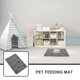 thumbnail image 3 of unbranded Tapete Protector Para Comedero De Mascotas Negro Fácil De Limpiar Y Resistente Para Uso Interior, 3 of 7