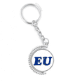thumbnail image 1 of abbreviation eu union combination rotatable keyholder disc accessories chain clip, 1 of 3