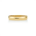 thumbnail image 2 of Oxford Ivy Men's 14K Yellow Gold 4mm Traditional Fit Plain Wedding Band  Ring Size 12, 2 of 6