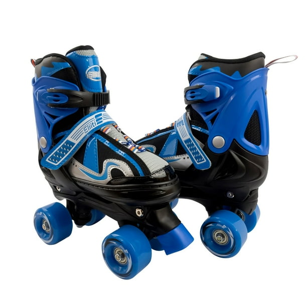 Eliiti Kids Quad Roller Skates for Girls Boys Adjustable Size 10J to 6