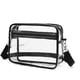 thumbnail image 4 of Versatile Bag Crossbody Bag Clear Waterproof Shoulder Bag for Women Girl Trendy PVC Bag Casual Trendy Bag Cellphone Bag White, 4 of 5